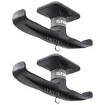 Elevation Lab The Anchor Pro (2-Pack) - Extra Strong Under-Desk Headphone Stand Mount with Built-in Cord Management