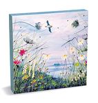 Museums & Galleries Seascape Blooms 8 Square Notecards Wallet