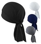 OutdoorEssentials Cooling Helmet Liner - Motorcycle Headwraps for Men - Do Rag Bandanas for Men - Bandana Skull Cap Biker Cap