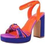 sun gurg Strappy Platform Heels for