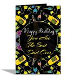 Alwaysgift Love U Dad Printed Happy Birthday Greeting Card with Envelopes for Father, Dad, Papa Best Birthday Gift (Design 13)