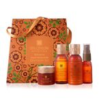 Spa Ceylon Sensual Sandalwood Discovery Set | Mind & Body Care Travel Size Set for All Skin Types | Body & Pillow Mist| Bath & Shower Gel | Hand & Body Lotion