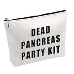 Dead Pancreas Party Kit Bag Diabetes Diabetic Supply Case Funny Diabetic Bag Gift (Dead Pancreas Party Kit)