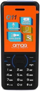 Amaq Q11 |Dual SIM Mobile Phone|1.77" Screen|3000mAh Battery|Big LED Torch|8 GB Expandable Memory|Black and Blue.