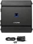 Alpine S-A60M S-Series Class D Mono Amplifier Bundled w/RUX-KNOB.2 Remote Bass Level Control