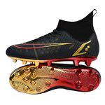 Mens Football Shoes High Top Spikes Youth Outdoor Training Football Shoes Professional Athletic Sports Shoes Turf Trainers