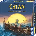 Kosmos 682750 CATAN - Entdecker & Piraten, Erweiterung zu CATAN - Das Spiel, Gesellschaftsspiel für 3-4 Personen ab 12 Jahre, Familienspiel, Strategiespiel, Brettspiel Klassiker, Siedler von Catan