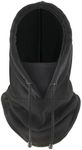 LERTREE Windproof Thermal Balaclava Men Fleece Ski Mask Hood Full Face Cover Women Neck Warmer Scarf Winter Neck Gaiter (AU, Alpha, Medium, Large, Black)