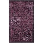 Kitchen Rugs, Maples Rugs [Made in USA][Pelham] 2'6 x 3'10 Non Slip Padded Small Area Rugs for Living Room, Bedroom, and Entryway - Wineberry Red