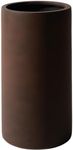 Wil&Vic89s Jupiter Tall Fiberglass Planter 31.5Hx15.7D Indoor Outdoor Rust