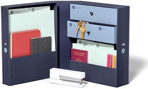 Savor | All-in-One Desk Organizer | Blue – Keep Desk, Office, and Home Organized All-in-One Storage System for Important Files, Documents, Stationery, and Office Supplies