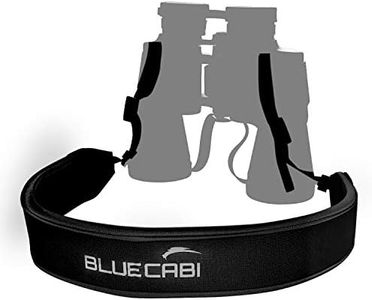 BlueCabi Neoprene Neck Strap for Cameras and Binoculars - Wide Comfortable Unisex Adjustable Anti-Slip Neck/Shoulder Belt Strap - Perfect for Binoculars, Rangefinders and DSLR Cameras - Black