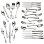 Lenox Gorham Studio Stainless 45 Piece Set-service for 8 & 5 Serving Pieces