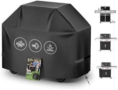 Bestcella BBQ Cover 65 Inch - 600D Heavy Duty Grill Cover for Weber Genesis & Summit 400 Series Gas Grill, Waterproof Barbecue Cover for Weber 4 Burner Genesis II E325s, E410 and Summit E470, S420