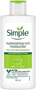 Simple Kind To Skin Rich Moisturiser Replenishing 125ml