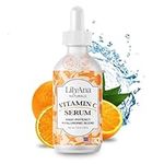 LilyAna Naturals Vitamin C Serum for Face - Face Serum with Hyaluronic Acid and Vitamin E, Anti Aging Serum, Reduces Age Spots and Sun Damage, Promotes Collagen and Elastin - 1oz