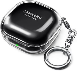 AHASTYLE Trasparente Cover per Samsung Galaxy Buds Live, Galaxy Buds Pro, Galaxy Buds 2, Galaxy Buds 2 Pro, Custodia Case in TPU (Chiaro)
