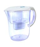 Ehm Ultra Premium Alkaline Water Filter Pitcher - 3.8L, Activated Carbon Filter- BPA Free, Healthy, Clean, & Toxin-Free Mineralized Alkaline Water in Minutes- Up to 9.5 pH-2021 (White)