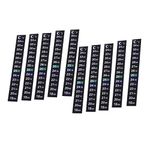 POPETPOP Stick-on Digital Temperature Thermometer Strip Degree Celsius System Display 10pcs