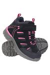 Mountain Warehouse Drift Junior Kids Hiking Boots - Waterproof Shoes Navy Kids Shoe Size 12 US