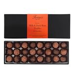 Friars Milk & Dark Rum Truffles - 24 Pieces | Luxury Hamper Dark & Milk Alcoholic Chocolate Truffle Assortment | Special Premium Choc for Valentines, Anniversary & Birthday Gift