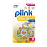 Plink Pack of 20 Garbage Disposal Freshener and Cleaner, Assorted Fragrances