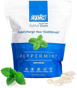 Epic Gum - Aspartame Free 100% Xylitol - Chewing Gum Sugar Free Gum - Peppermint Flavored, 1000 Pieces (Pack of 1)
