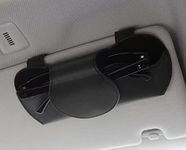 HABONG Leather Car Glasses Holder, 