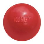 KONG Ball with Hole - Durable Rubber, Fetch Toy - For Medium/Large Dogs