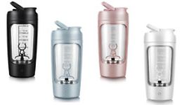 Electric Protein Shaker Mixer With Loop Cup Bottle 21oz Blender Portable Gym