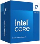 Intel Core i7-14700F Desktop Processor 20 cores (8 P-cores + 12 E-cores) up to 5.4 GHz