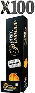 THE GOODFELLAS' SMILE 100 Double Edge Razor Blades Derby Premium