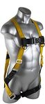 Guardian Fall Protection 1700 Velocity Economy Harness HUV Pass Thru Chest and Legs, Small/Large