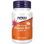 Now Foods, Vitamin D3 Depot, 2.000IU, Cholecalciferol, Highly Dosed, 240 Softgels, Lab-Tested, Soy Free, Gluten Free, Non-GMO