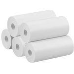 5 Rolls Kids Camera Paper Roll, Mijaowatch Kids Instant Camera Print Paper Non-Adhesive Camera Printer Paper Mini Camera Refill Photo Print Thermal Paper Rolls for Kids Print Cameras 2.24×1.18 Inches