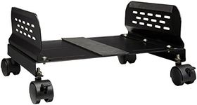 Syba Metal Computer Stand with Adjustable Width & Caster Wheels (SY-ACC65079)