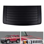 Woosphy Louver Hood Air Vent Grille Panel Replacement for Hummer H3 2006-2010 Adventure Sport Utility 4-Door 3.7L 3654CC 223Cu. In. l5 GAS DOHC