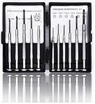 TIJAR 11Pcs Mini Screwdriver Set, Precision Screwdrivers with Mini Pocket Size Carrying Case, Perfect for Glasses, Watches, Remotes and Computers