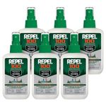 Repel 100 Insect Repellent, Mosquitos, Ticks and Gnats, For Severe Conditions, Protects For Up To 10 Hours, 98% DEET (Pump Spray), 4 Fl Oz (Pack of 6)