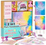 OIHEW DIY Journal Kit for Girls Ages 8-12, Stationary & Diary Supplies,Toys Gifts for 8 9 10 11 12 13 14 Year Old Girl, Scrapbook Art Crafts Kit Teen Girl Birthday Gift Idea