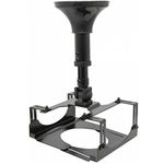 Pro Signal PSG02531 Adjustable Drop Projector Ceiling Mount with Cage, Black