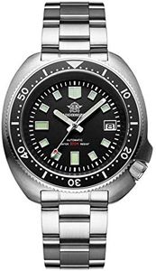 ADDIESDIVE Orologio Automatico Uomo Luminescente Orologi Subacquei in Acciaio Meccanici NH35 Movimento Diver 200M/20ATM