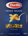 Barilla Pasta Penne Rigate Durum Wheat, 500 grams, Italy