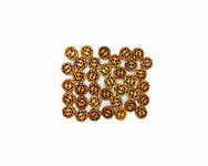 Ekta Enterprise Assorted Small Size Star Haldu Wooden Button Dia. 12mm, 2 Holed Buttons for Curtains, Designer Collection of Ethnic Ware, Ladies Kurties, Sewing, DIY Art and Craft (25)