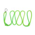 Faderr Multifunctional Floating Anchor Mooring Kayaking Rope Kayak Canoe Tow Throw Ropes Line with Carabiner, Kayaking Accessories for Boat Hiking Camping Tent Canopy(Yellow green/ 8ft)