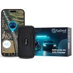 SALIND 20 4G – Magnetic GPS Tracker for Vehicle, Fleet & Asset Tracking – Up to 180 Days Battery – Real-Time Global Coverage, Strong Built-in Magnet, Rugged Design - Subscription Required