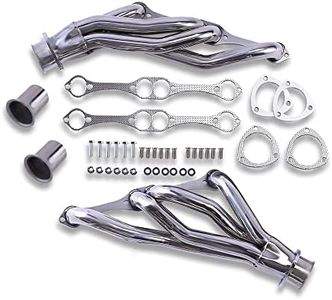 DEMOTOR PERFORMANCE For SBC 265 283 350 400 V8 A/F/G Body Mid Length Headers Polished