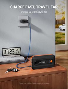 AstroAI 12V Jump Starter – Portable Car Battery Booster