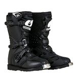 O'Neal Boys New Logo Rider Boot (Black, Size 1)