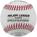 Champion Sports Leather Baseball Set: Dozen Indoor / Outdoor Genuine Leather Official League Baseballs for Practice Training or Real Game - OLBPRO Pack of 12